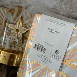 Dior Luxurious Gold and White Snowball Decoration 2025